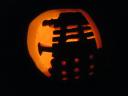 My version of the Dalek pumpkin